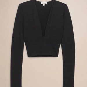 Wilfred Free Brigitte top size S black